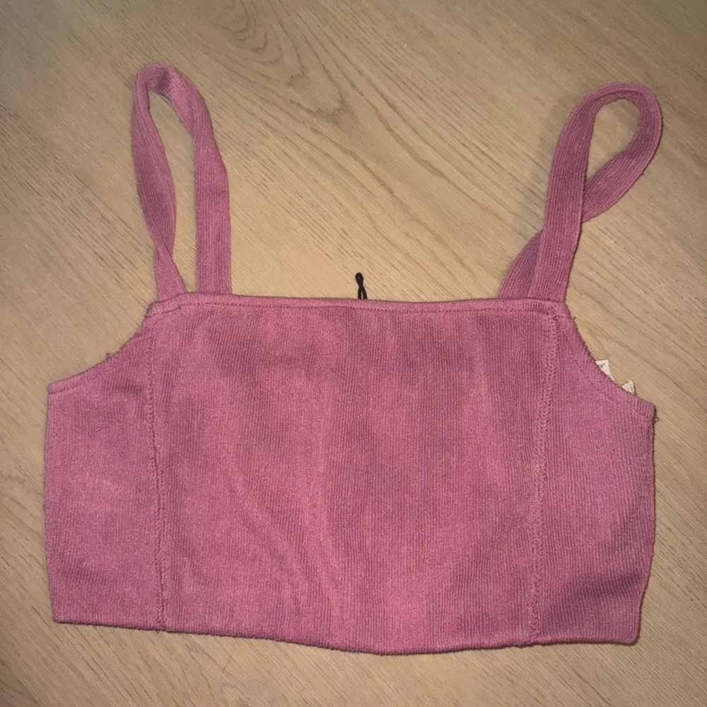 NWOT Zara ribbed Tank Top Cropped Size Medium